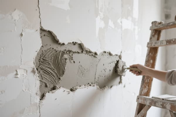 repair white wall