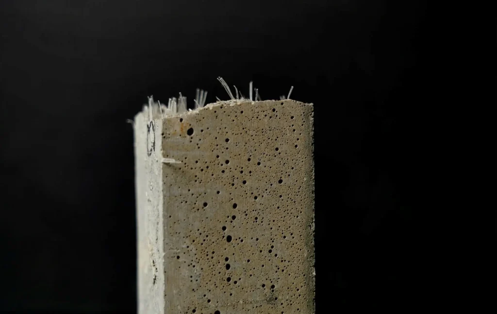 fiber in concrete